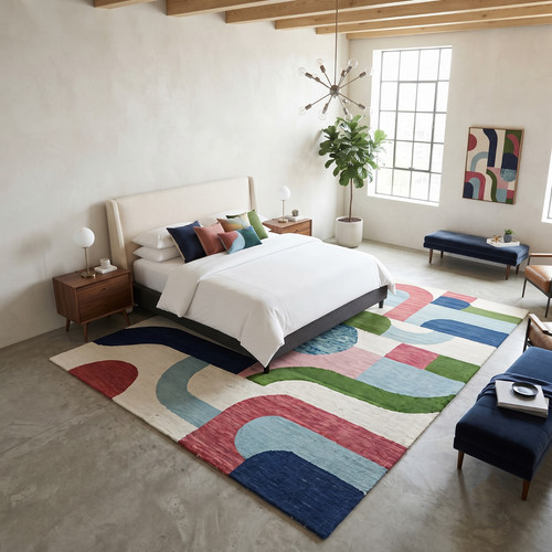 8x10 hand tufted wool - 8x10,