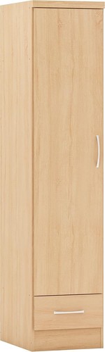 Slim oak effect door - slim, 1