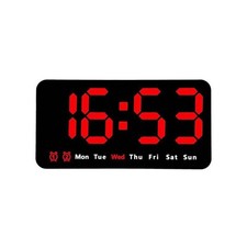 Digital Wall Clock Temperature