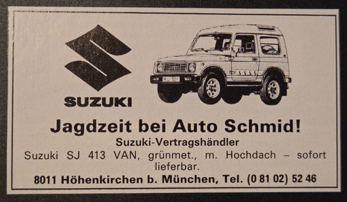 Suzuki 413 van high - van,