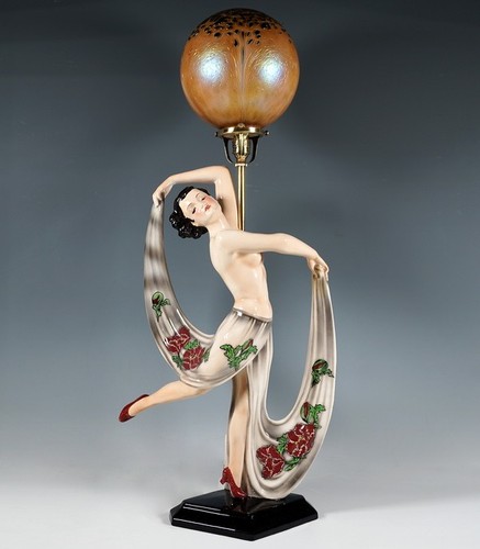 Goldscheider art deco - art,