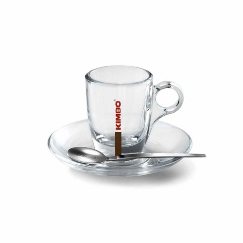 Kimbo glass espresso - glass, cups