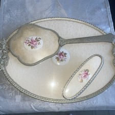 117 Vintage Regent Of London Vanity 3 Pce Set