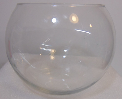 Glass fish bowl vase diameter - bowl,
