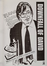 Downfall Of David Mellor, Signed Limited Edition Vintage Postcard