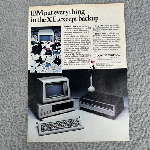 1983 ibm corvus systems - ibm, pc