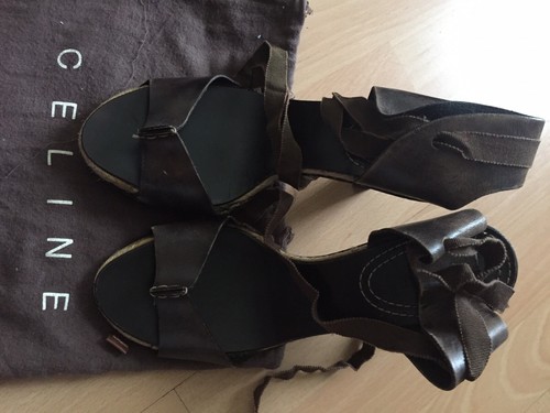 Celine shoes brown leather - shoes/, leather/
