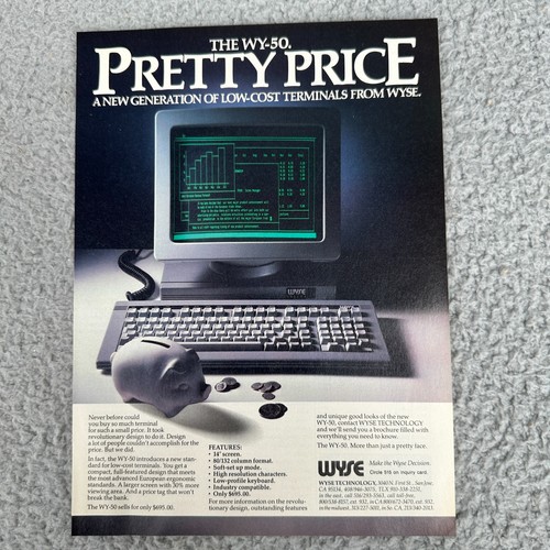 Wyse computer terminal - wyse,