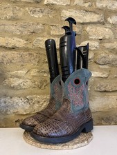 Ariat Fatbaby Western Womens Multicoloured Suede Leather Cowboy Boots UK 5.5 US8