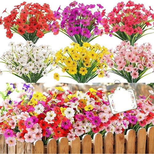 Artificial flowers plastic - artificial,