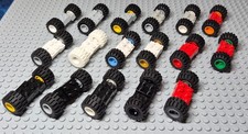 LEGO 6014 6015 4488 Genuine 32 Wheels 32 Tyres 32 Axles for 8 car sets Job Lot