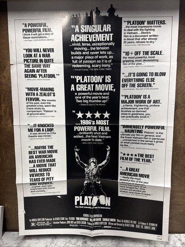Original 1986 platoon movie - 1986,