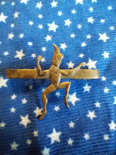 Vintage brass brownie - brownie, pixie