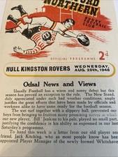 Rare - Bradford Northern v Hull KR 25/08/1948 Rugby League Programme