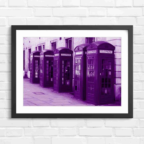 Iconic red telephone booth - iconic,