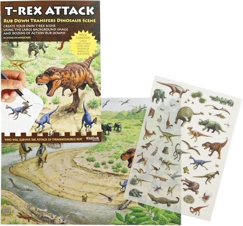 Rex attack rub down - t-rex,