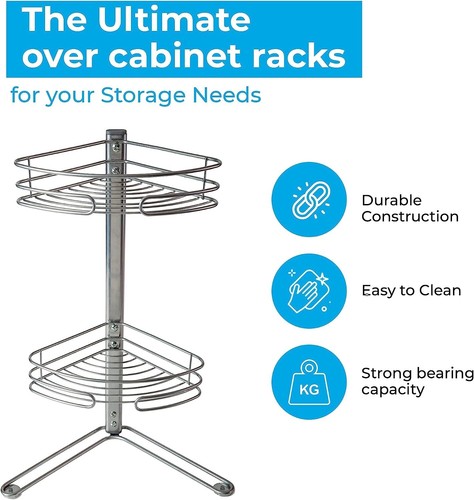Tier corner shelf storage - corner,