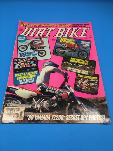Dirt bike magazine july 1988 - bike,