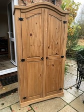 MEXICAN PINE DOUBLE WARDROBE Ref: HF17799