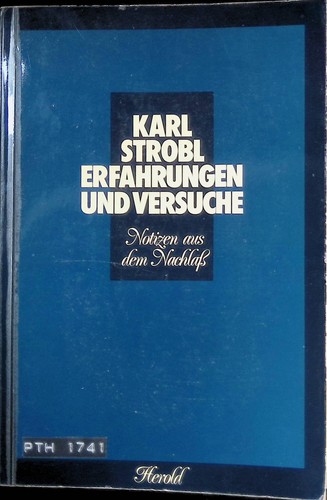 Erfahrungen und versuche - und,