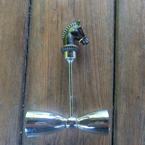 Vintage horse head jigger - horse,
