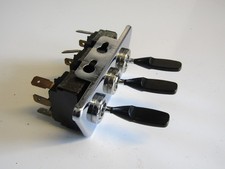 VINTAGE  CHROME SWITCH PANEL
