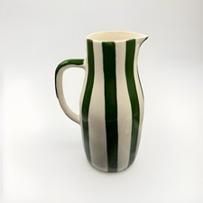 Water Jug Green Striped
