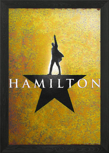 Hamilton musical poster framed - hamilton,