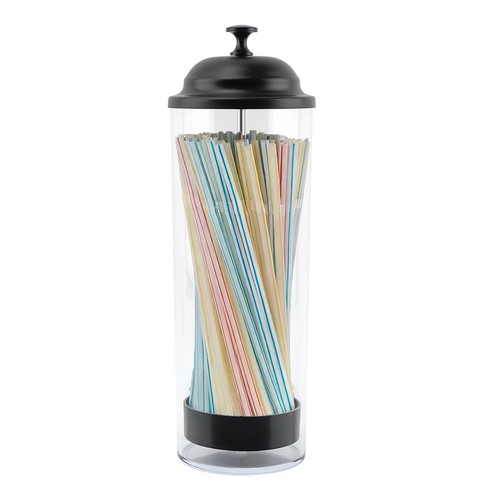 Plastic straw dispenser - plastic,