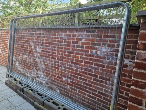 Temporary heras fencing panels - temporary,