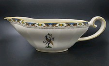 Myott Son & Co 'Wembley Pheasant' Ceramic Gravy Boat c.1920s Antique Art Nouveau