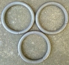 3 X Mild Steel 12mm Round Bar Rings Weld Wrought Iron Components 100mm Diameter
