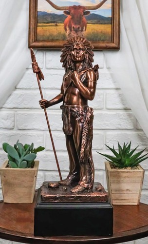 Indian chief hero with - indian,