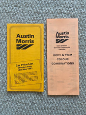 Austin Metro Car Price List