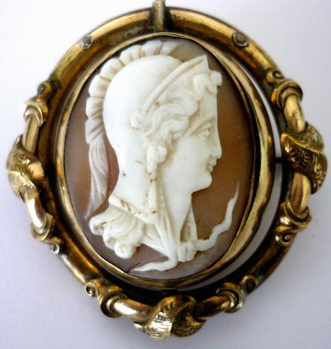 Antique oval shape pinchbeck - shape,