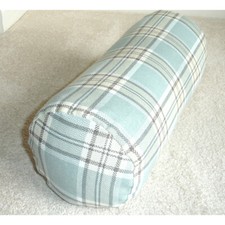 Duck Egg Check Bolster Cover