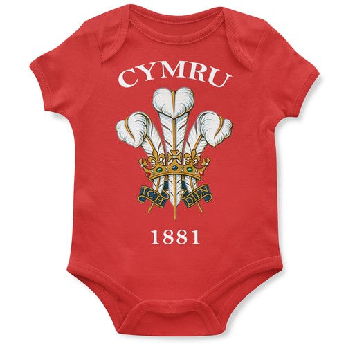 Cymru 1881 rugby babygrow - 1881,