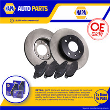 2x Vented Brake Discs and Pads