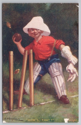 Cricket postcard how that - cricket, that?"