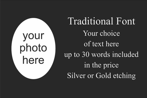 Granite memorial plaque - granite,