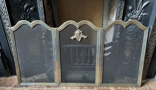 Fabulous 1930 fireguard brass - fabulous,