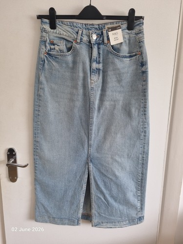 Denim midi skirt - uk, 10