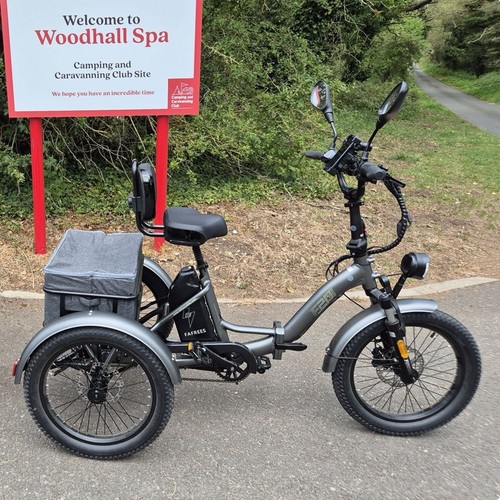 Folding electric tricycle - folding,