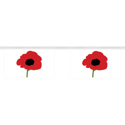 Poppy bunting - poppy,