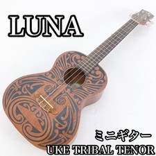 LUNA UKE TRIBAL 6 Mini Guitar