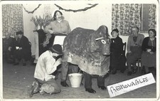 Old Photo Pantomime Two Men