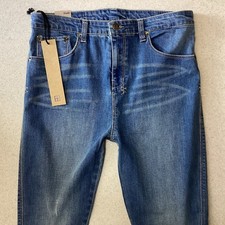 Bnwt Ladies KSUBI HI & WASTED SKINNY HIGH RISE Blue Jeans Size 12 W31 L30 (482H)