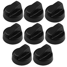 8 x Black Control Switch Knobs