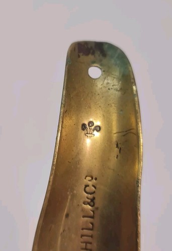 Antique curved small - small, brass
