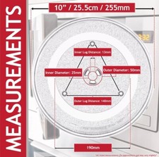 Turntable Microwave Oven Plate 245 mm